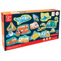 Puzzle Hape Транспорт и машины 1+/ Количество деталей: 60 photo 3