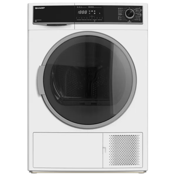 Mașină de uscat rufe SHARP KD-HHH9S8GW3EE 9 kg/ White photo 1