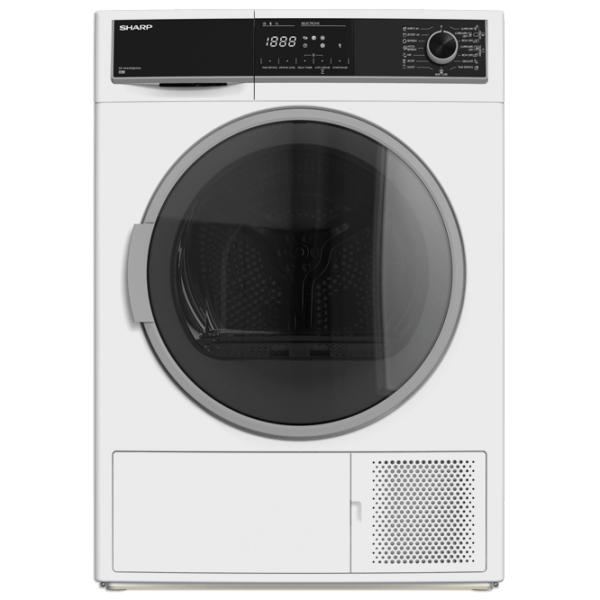 Mașină de uscat rufe SHARP KD-HHH9S8GW3EE 9 kg/ White photo 1