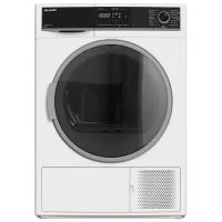 Mașină de uscat rufe SHARP KDHHH8S7GW2EE 8 kg/ White