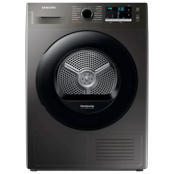 Сушильная машина Samsung DV90TA040AX/UA 9 кг/ Нержавеющая сталь photo 1