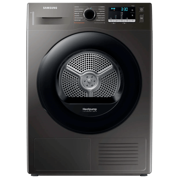 Сушильная машина Samsung DV90TA040AX/UA 9 кг/ Нержавеющая сталь photo 1