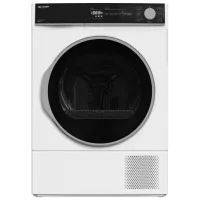 Mașină de uscat rufe SHARP KD-NHH9S8GW3-EE 9 kg/ White