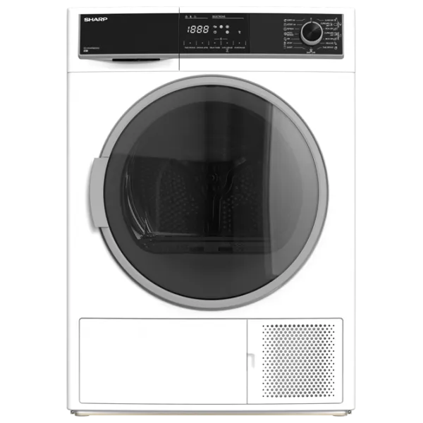 Mașină de uscat rufe SHARP KD-HHH9S8GW3-EE 9 kg/ White photo 1