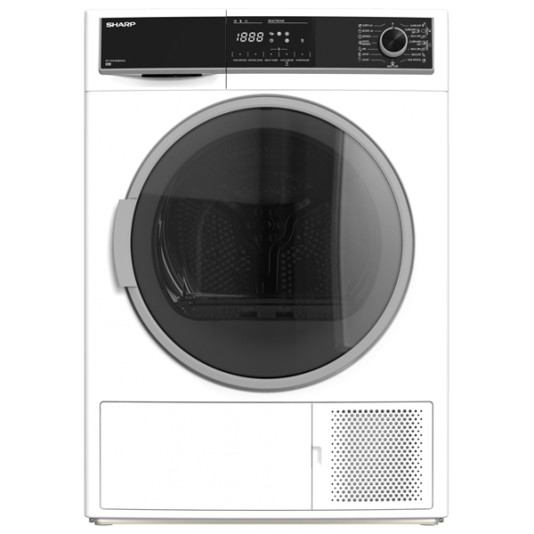 Mașină de uscat rufe SHARP KD-HHH9S8GW3-EE 9 kg/ White photo 1