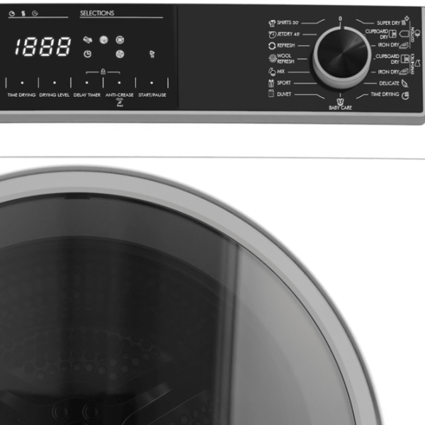 Mașină de uscat rufe SHARP KD-HHH8S7GW2-EE 8 kg/ White photo 8
