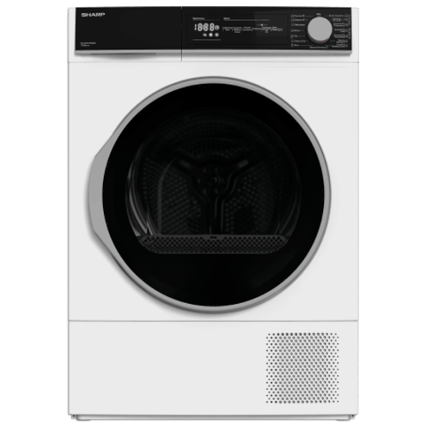 Mașină de uscat rufe SHARP KD-NHH7S8GW3-EE 7 kg/ White photo 1