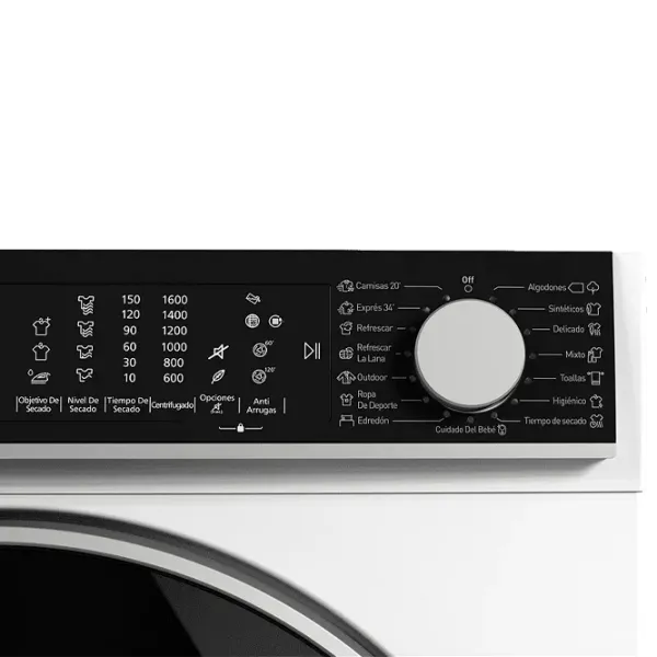 Mașină de uscat rufe SHARP KD-NHL8S9GWC-EE 9 kg/ White photo 2