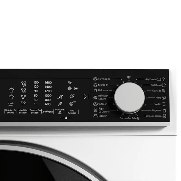 Mașină de uscat rufe SHARP KD-NHL8S9GWC-EE 9 kg/ White photo 2