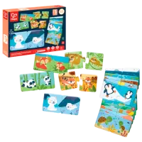 Puzzle Hape Animale și pui 1+/ Numărul de piese: 36