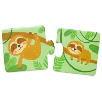 Puzzle Hape Животные и детёныши 1+/ Количество деталей: 36 photo 4