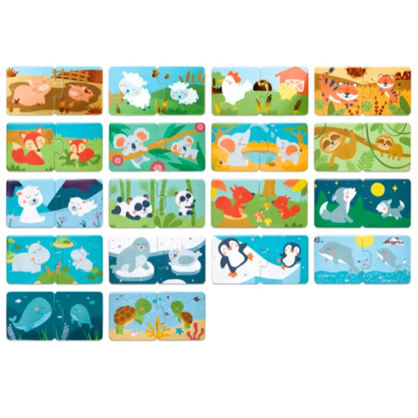 Puzzle Hape Animale și pui 1+/ Numărul de piese: 36 photo 5