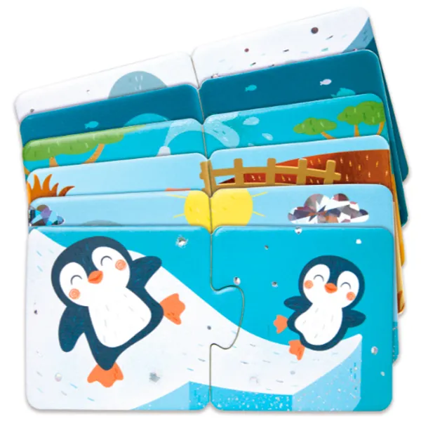 Puzzle Hape Animale și pui 1+/ Numărul de piese: 36 photo 6