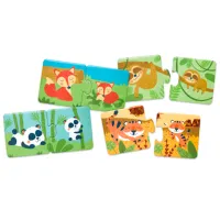 Puzzle Hape Животные и детёныши 1+/ Количество деталей: 36 photo 7