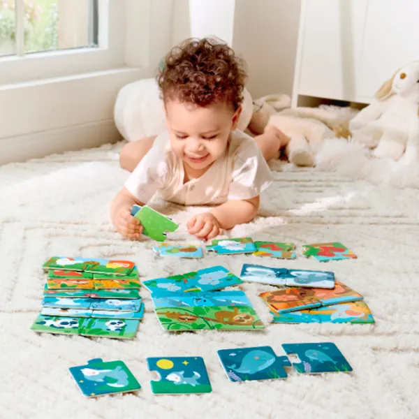 Puzzle Hape Animale și pui 1+/ Numărul de piese: 36 photo 8