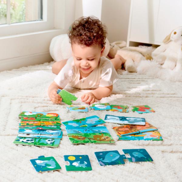 Puzzle Hape Animale și pui 1+/ Numărul de piese: 36 photo 8