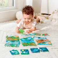 Puzzle Hape Животные и детёныши 1+/ Количество деталей: 36 photo 8