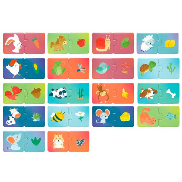 Puzzle Hape Ora gustării animalelor 1+/ Numărul de piese: 36 photo 2