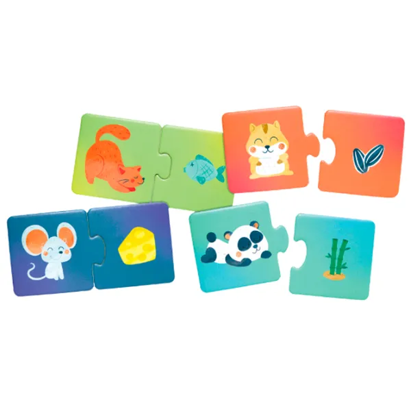 Puzzle Hape Ora gustării animalelor 1+/ Numărul de piese: 36 photo 4