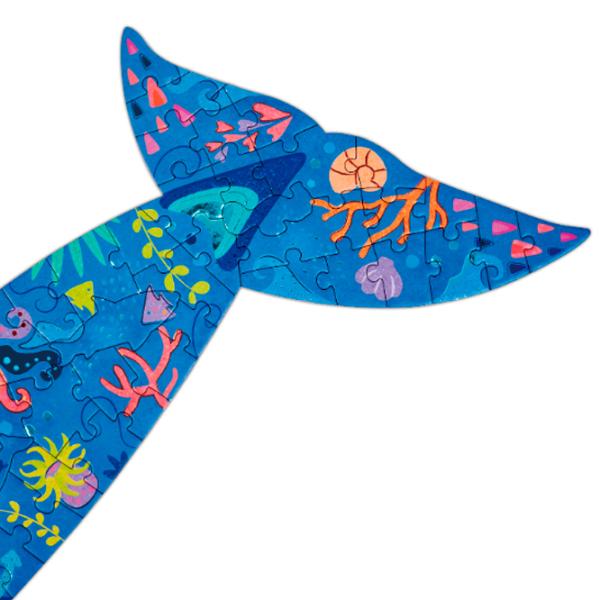 Puzzle Hape Balena cu cocoașă 6+/ Numărul de piese:  photo 5