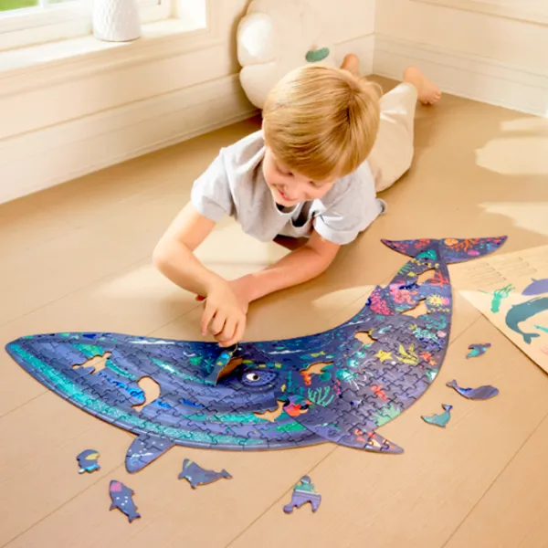 Puzzle Hape Balena cu cocoașă 6+/ Numărul de piese:  photo 8