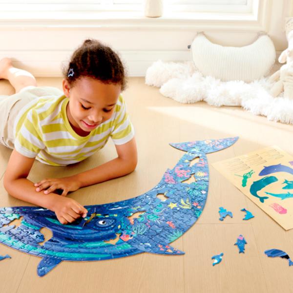 Puzzle Hape Balena cu cocoașă 6+/ Numărul de piese:  photo 9