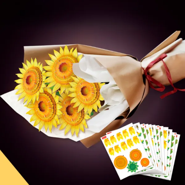 Puzzle 3D CubicFun Floarea soarelui 6+/ Numărul de piese: 180 photo 6