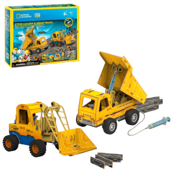 Puzzle 3D CubicFun Mini Încărcător și Camion Basculant 6+/ Numărul de piese:  photo 1