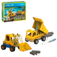 Puzzle 3D CubicFun Mini Încărcător și Camion Basculant 6+/ Numărul de piese: 