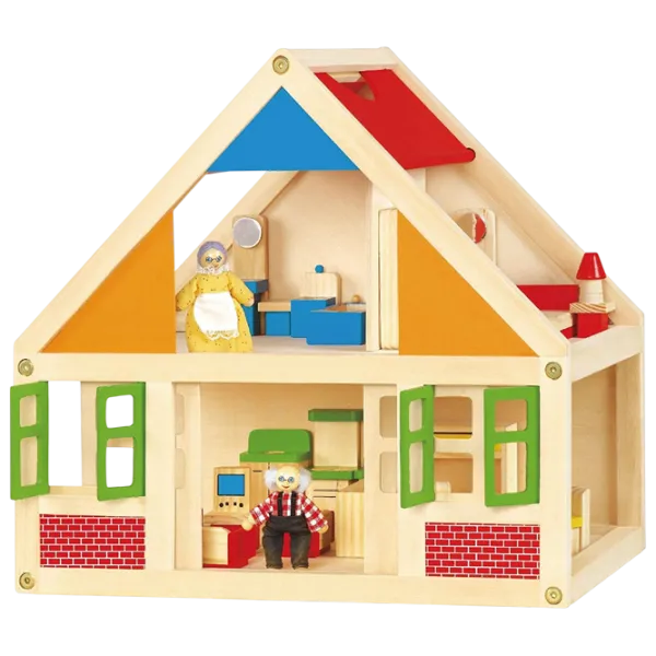 Căsuță pentru păpuși VIGA Doll House 56254 căsuță / 3+ photo 2