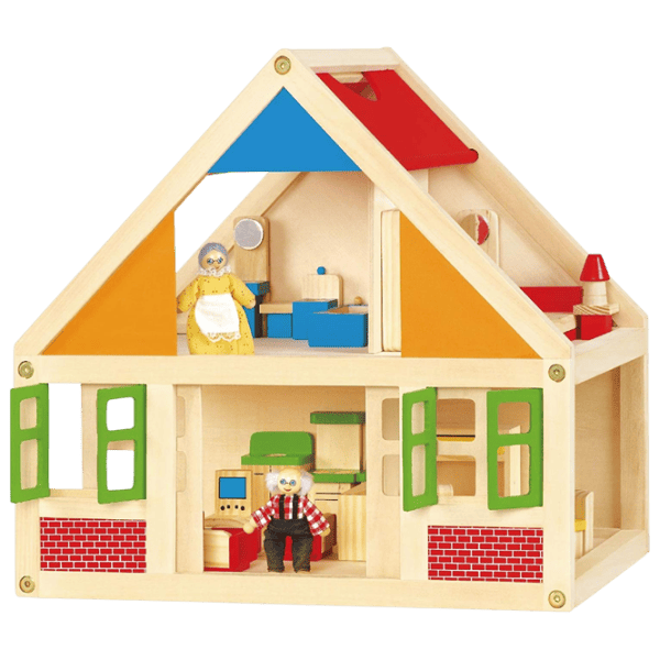 Căsuță pentru păpuși VIGA Doll House 56254 căsuță / 3+ photo 2