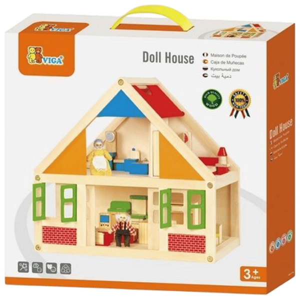 Căsuță pentru păpuși VIGA Doll House 56254 căsuță / 3+ photo 3