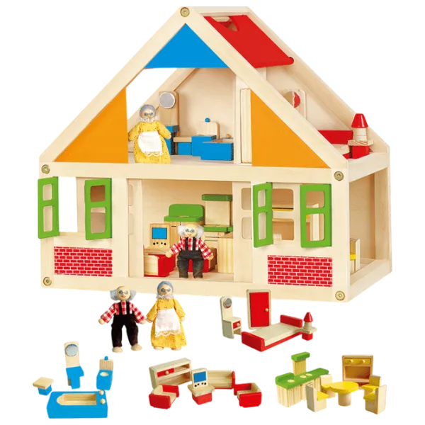 Căsuță pentru păpuși VIGA Doll House 56254 căsuță / 3+ photo 4