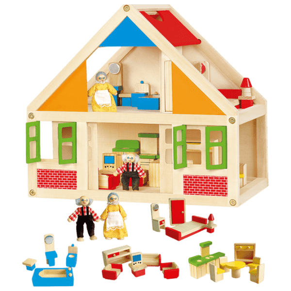 Căsuță pentru păpuși VIGA Doll House 56254 căsuță / 3+ photo 4