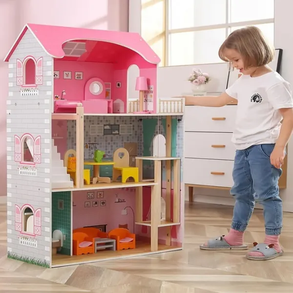 Домик для кукол VIGA Doll House 44570  домик / 3+ photo 3