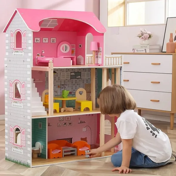 Домик для кукол VIGA Doll House 44570  домик / 3+ photo 5