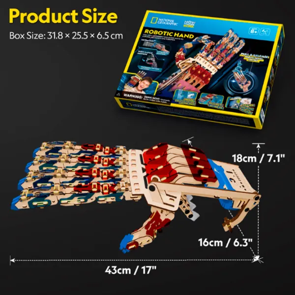 Puzzle 3D CubicFun Mână robotică 6+/ Numărul de piese:  photo 5