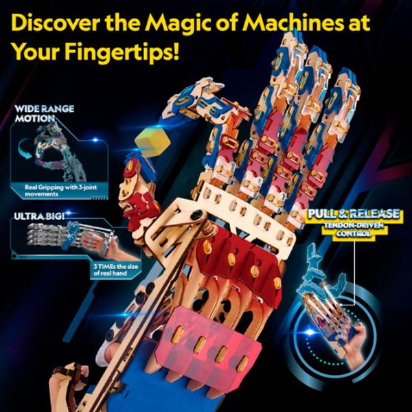 Puzzle 3D CubicFun Mână robotică 6+/ Numărul de piese:  photo 8