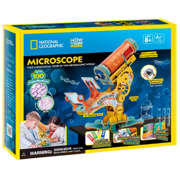 Puzzle 3D CubicFun Microscope 6+/ Numărul de piese:  photo 3