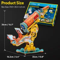 Пазл 3D CubicFun Microscope 6+/ Количество деталей: photo 4