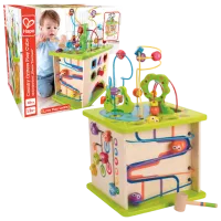 Joc educativ Hape Country Critters Play Cube E1810 1+ / Multicolor
