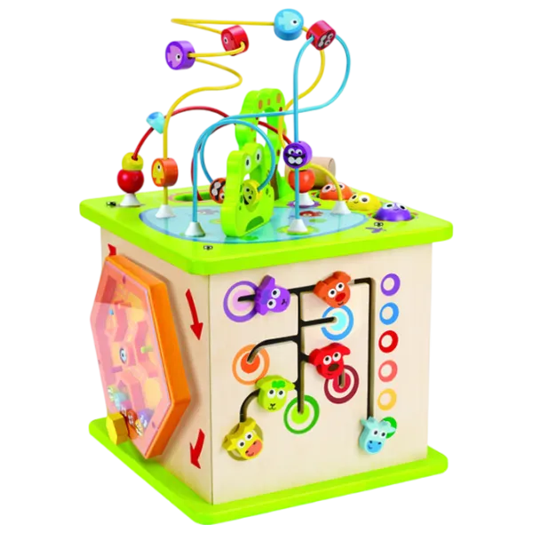 Joc educativ Hape Country Critters Play Cube E1810 1+ / Multicolor photo 3