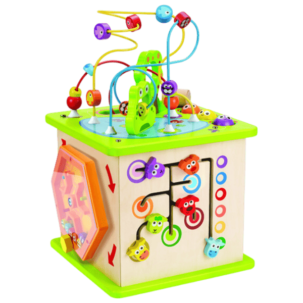 Joc educativ Hape Country Critters Play Cube E1810 1+ / Multicolor photo 3