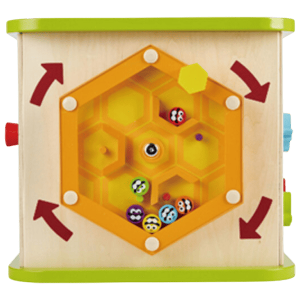 Joc educativ Hape Country Critters Play Cube E1810 1+ / Multicolor photo 4