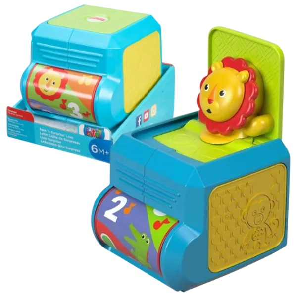Музыкальная игрушка Fisher Price Pop-Up Surprise Lion FHF77 0.5+ / Синий photo 1