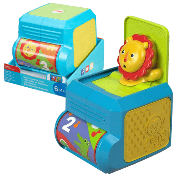 Музыкальная игрушка Fisher Price Pop-Up Surprise Lion FHF77 0.5+ / Синий photo 1