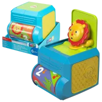 Jucărie muzicală Fisher Price Pop-Up Surprise Lion FHF77 0.5+ / Blue