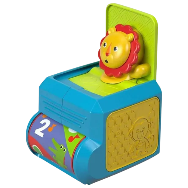 Музыкальная игрушка Fisher Price Pop-Up Surprise Lion FHF77 0.5+ / Синий photo 2