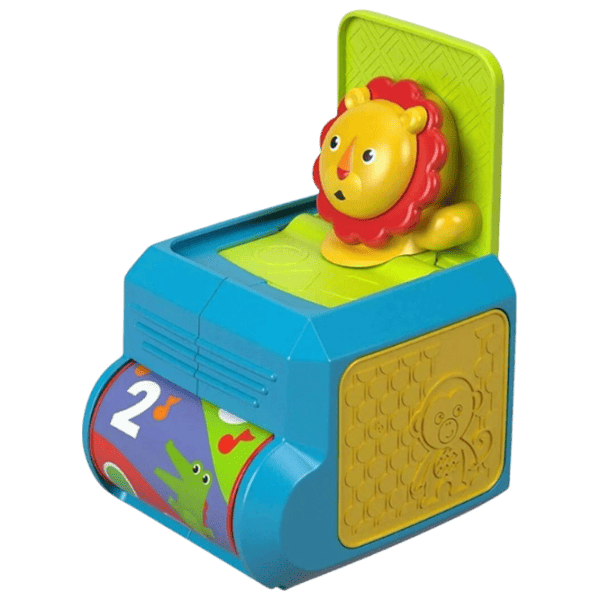 Музыкальная игрушка Fisher Price Pop-Up Surprise Lion FHF77 0.5+ / Синий photo 2
