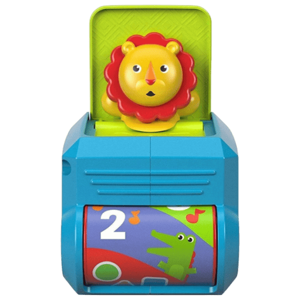 Музыкальная игрушка Fisher Price Pop-Up Surprise Lion FHF77 0.5+ / Синий photo 3
